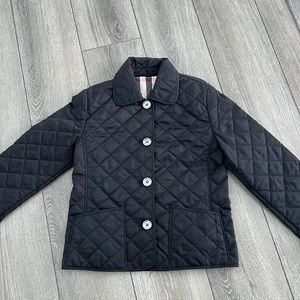 Burberry girls quilted jacket
